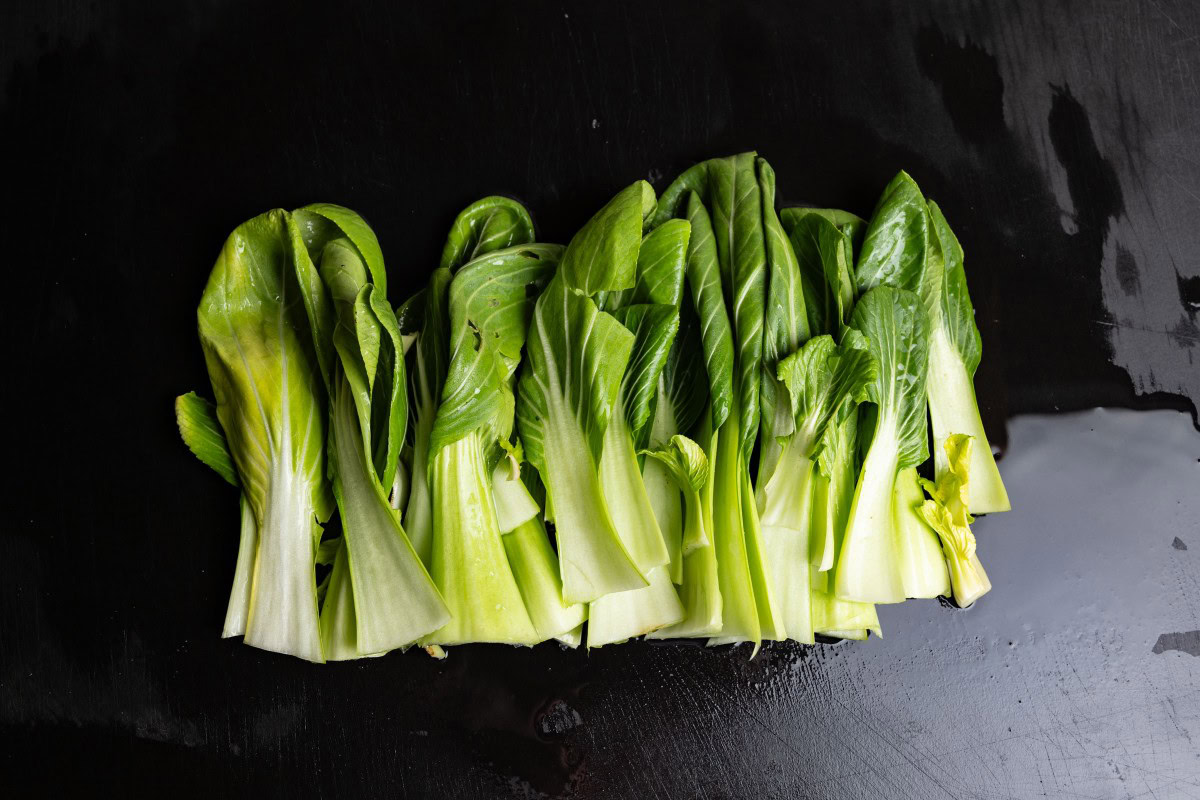 Pak Choi Blätter