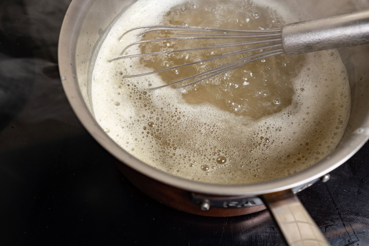 Holunderblütensirup mit Geliermittel kochen