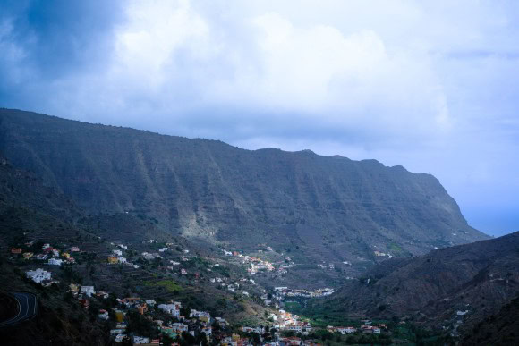 La Gomera Aussichtspunkt mit Wolken