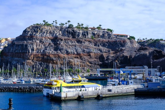 la gomera hafen vom schiff