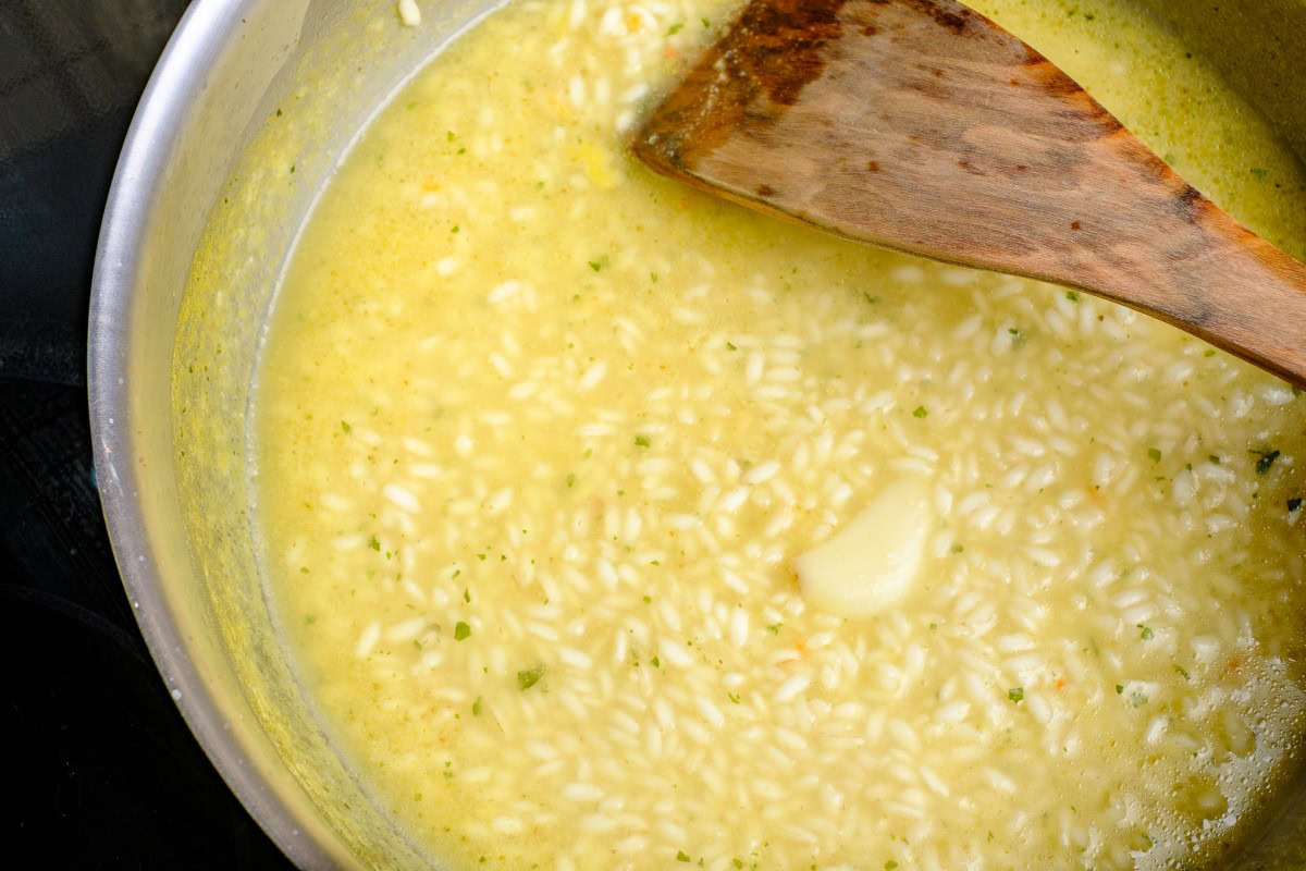 Parmesan Risotto kochen