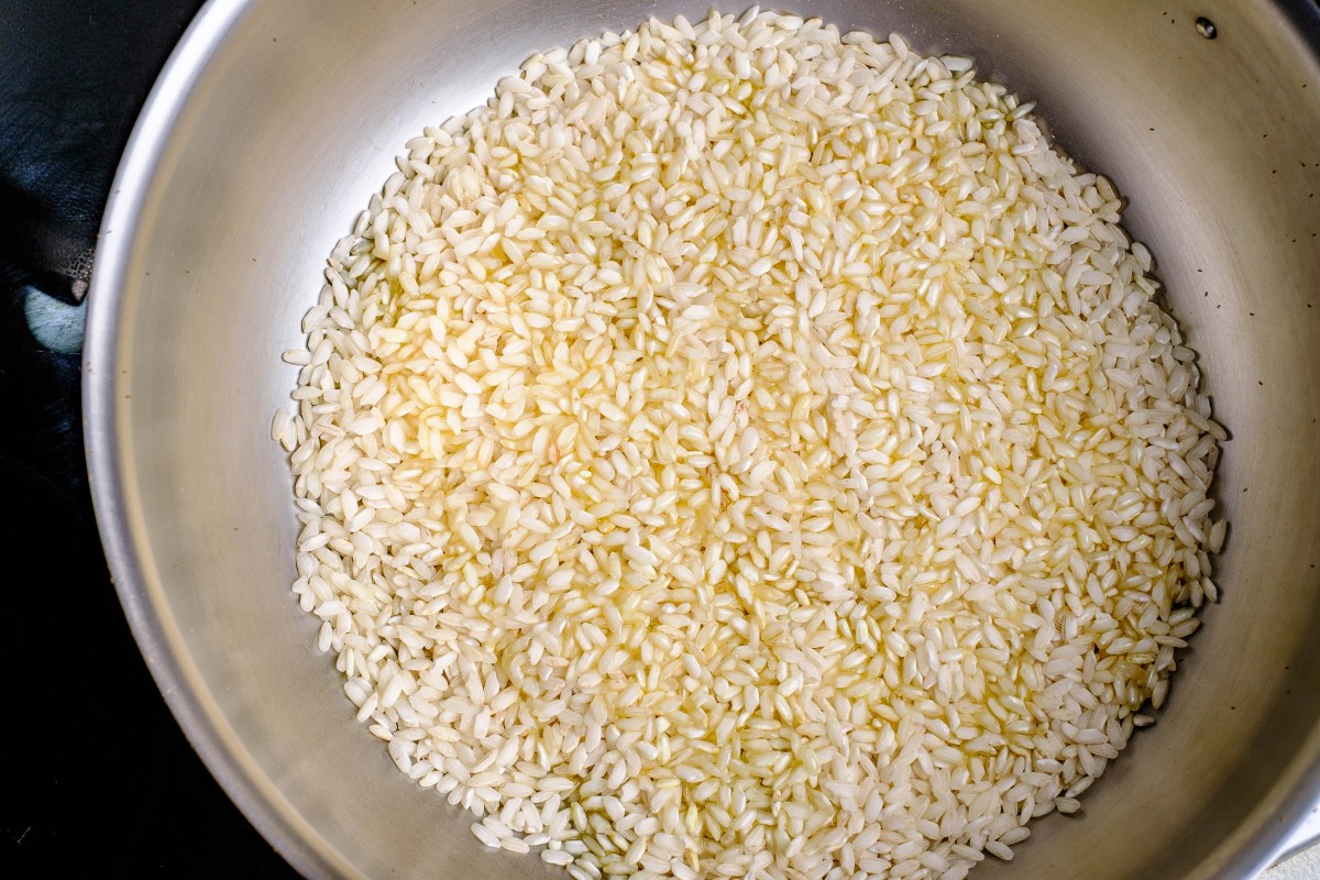 Reis für Parmesan Risotto