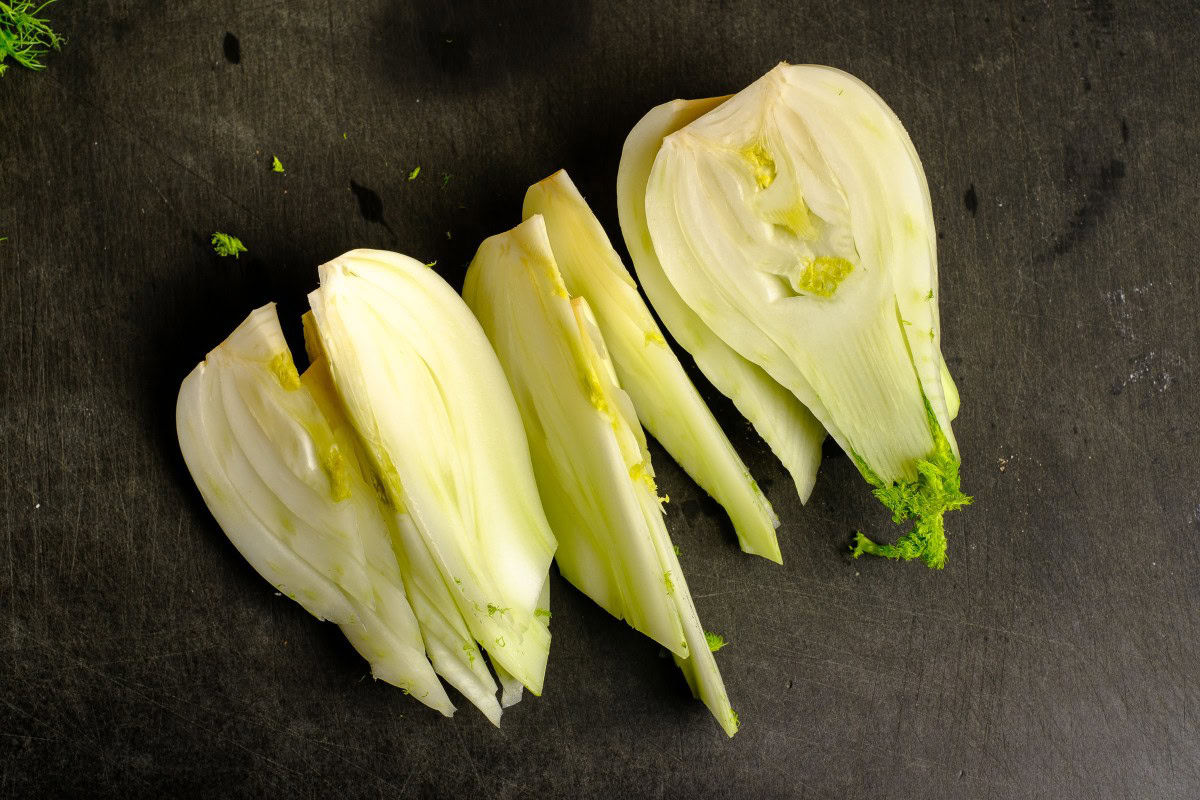 Fenchel-Scheiben für Ofenzubereitung